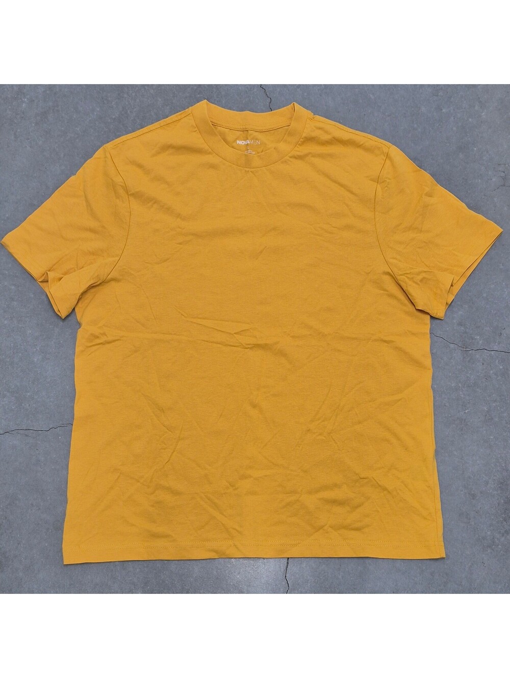 Novamen Plain Yellow T Shirt